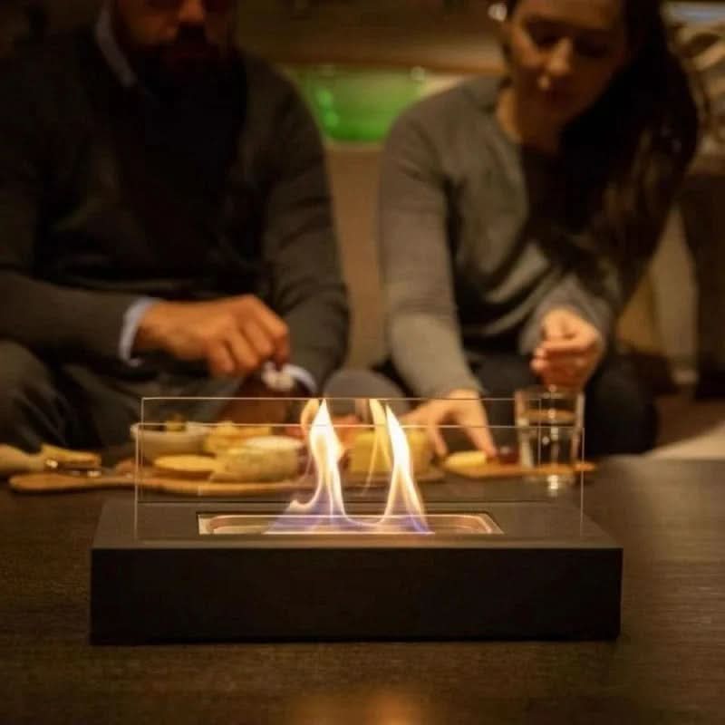 Tabletop Bioethanol Fireplace — Portable Indoor & Outdoor