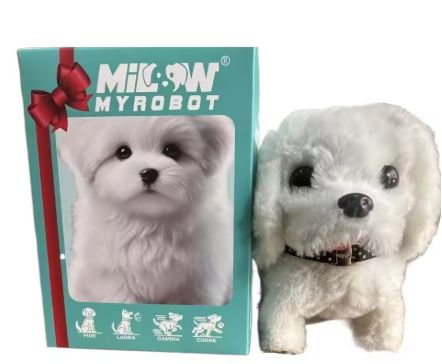 Interactive Plush Dog — Tail-Wagging Realistic Companion