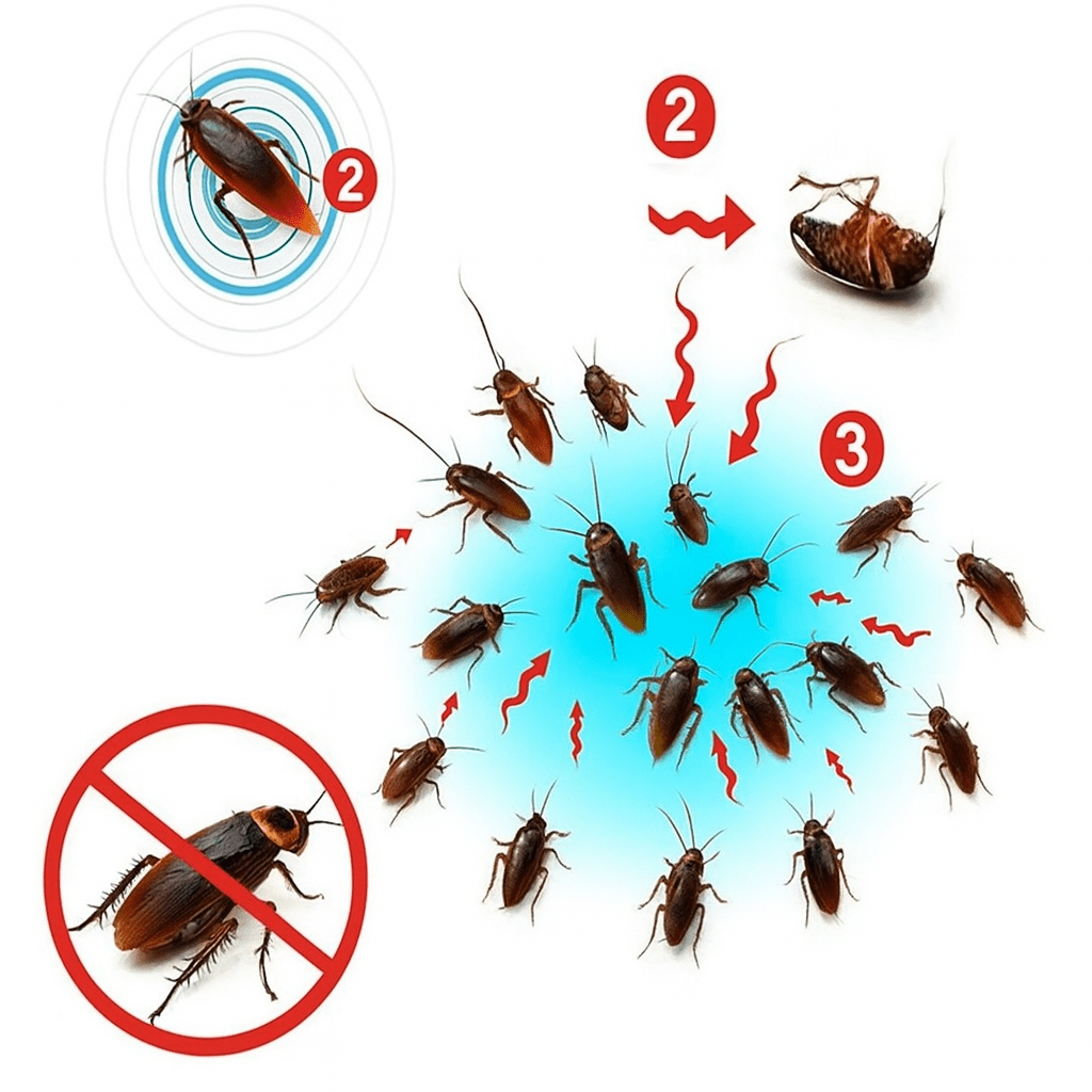 Cockroach Bait Gel 3-Pack — Low-Odor High-Efficacy