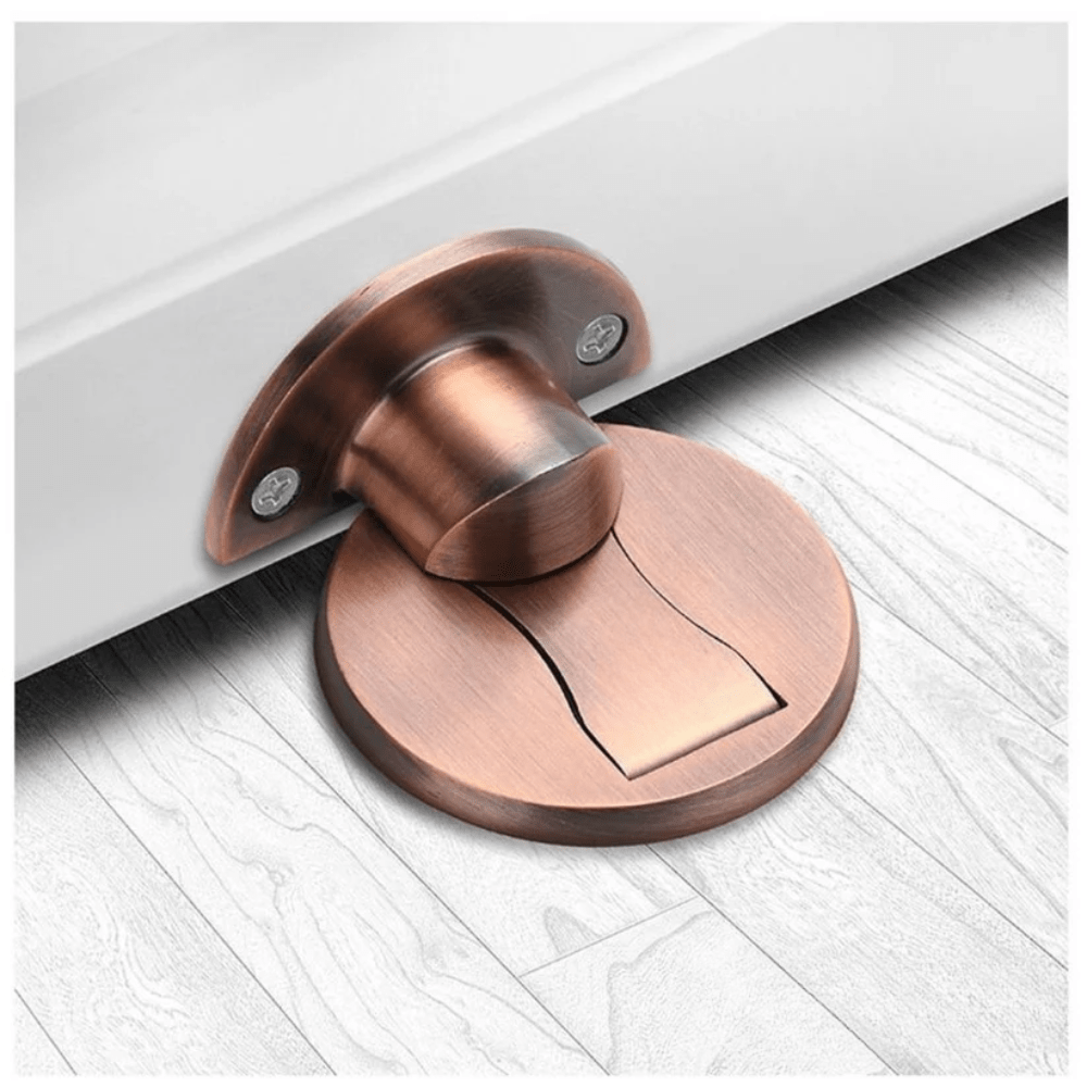 Magnetic Door Stop — Stainless Steel, Easy Install