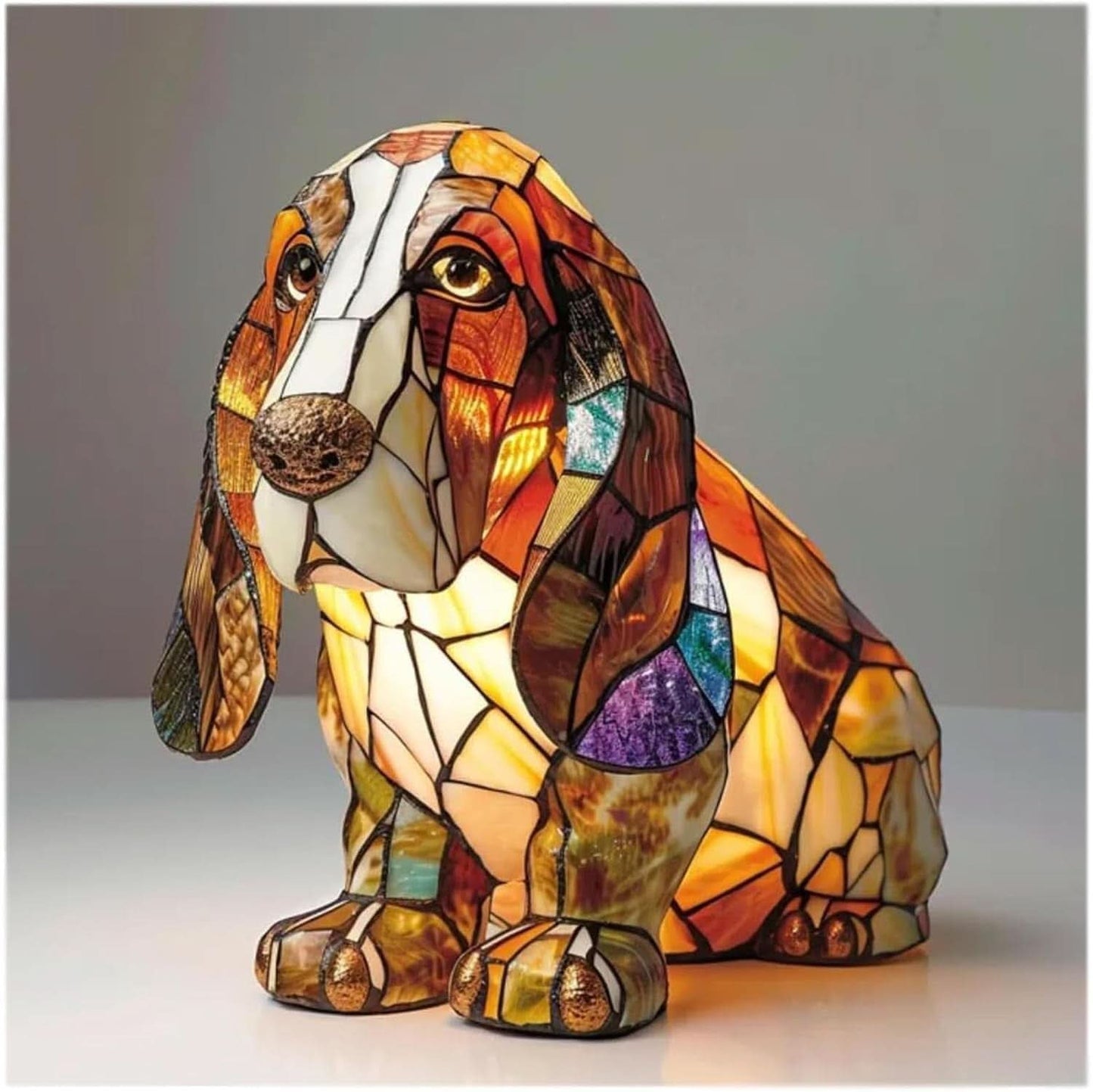 Artistic LED Dog Night Light — Cozy Decor Glow