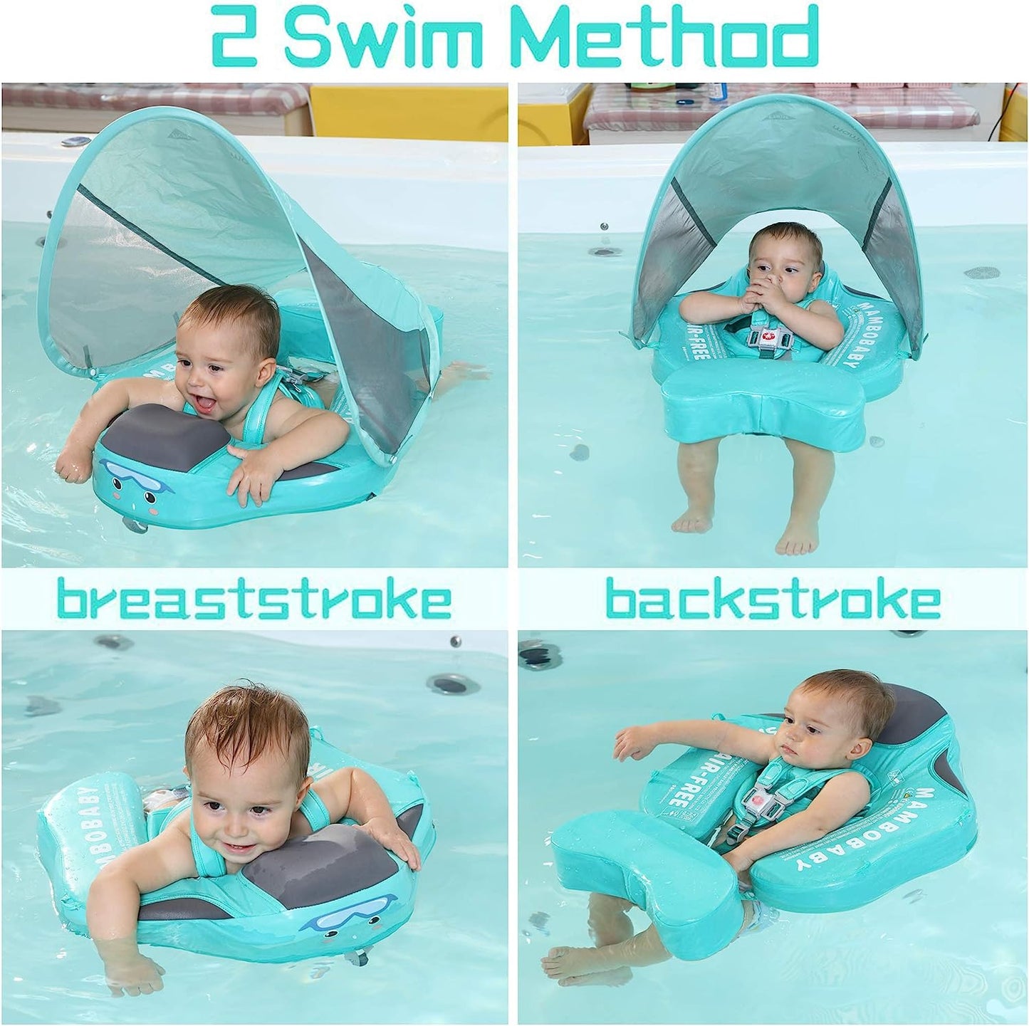 Adjustable 360° Baby Swim Trainer — Safe Float Aid
