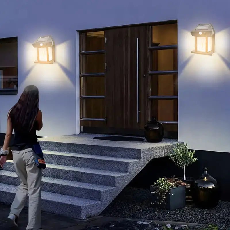 Solar Wall Light with Motion Sensor, Outdoor