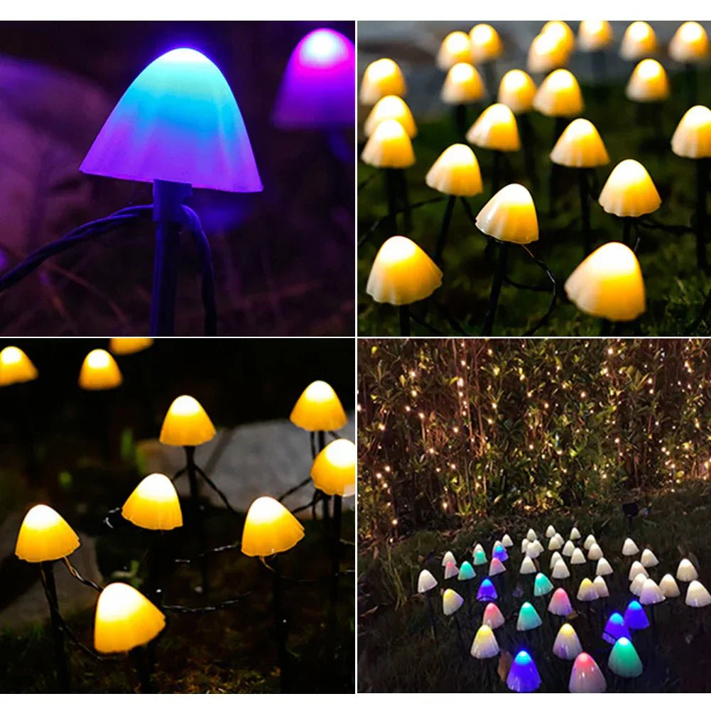 Solar LED Garden String Lights — Waterproof Decor