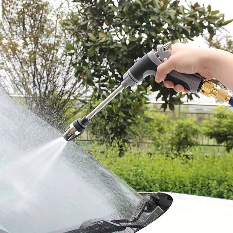 High-Pressure Water Spray Gun with Adjustable Nozzle