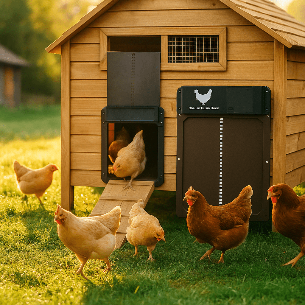 Automatic Chicken Coop Door — Light Sensor & Weatherproof