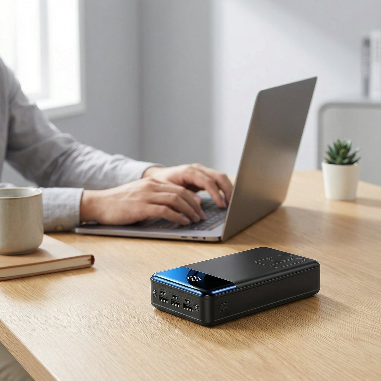 100,000 mAh Power Bank — Fast Charge LED Display