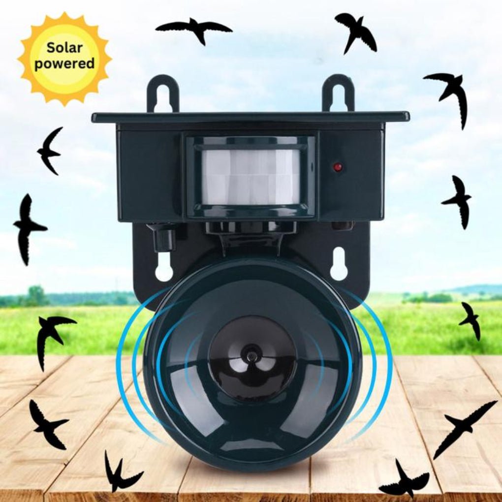 Solar Pigeon Repellent with Motion Sensor and Sounds