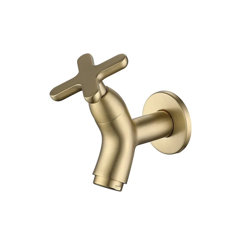 Brass Wall-Mounted Faucet for Kitchen & Bath