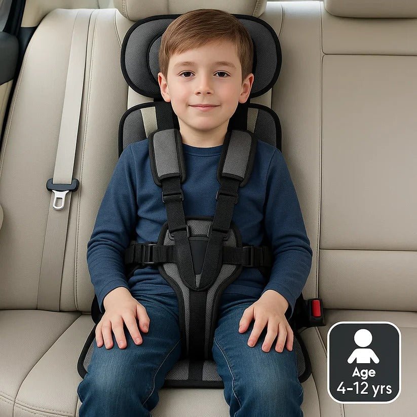 Portable Folding Car Seat — 5-Point Harness