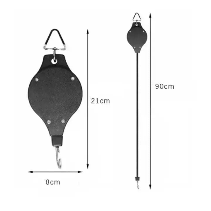 Plant Pulley Hanging Set — Easy Raise & Lower Kit