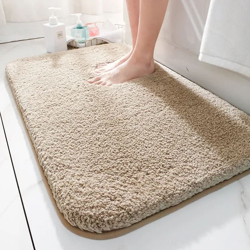 Extra-Thick Microfiber Bath Mat — Soft & Absorbent