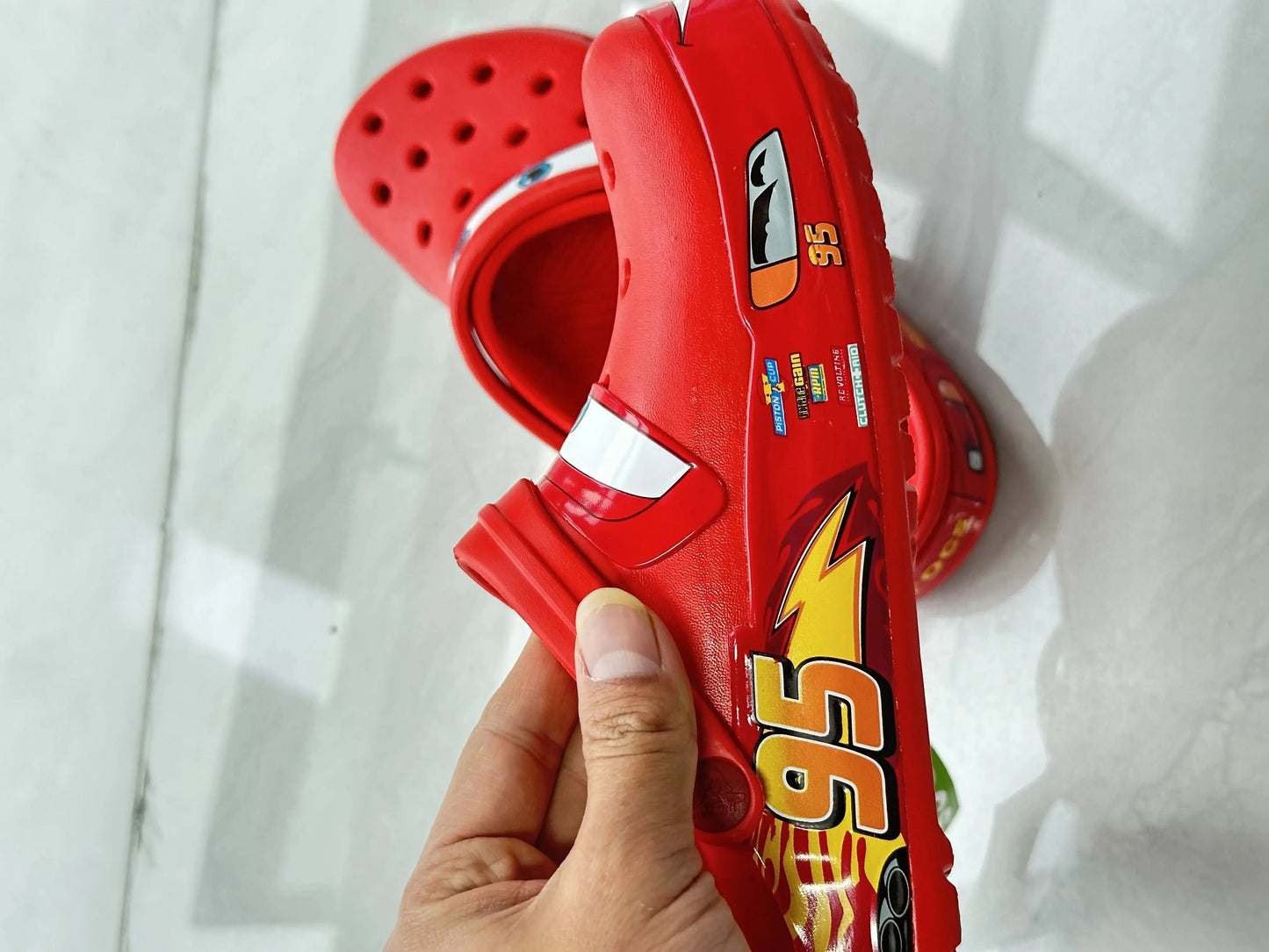 Kids Summer Clogs — Non-Slip with Fun Car Design