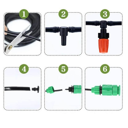 Pro Drip Irrigation Kit for Garden and Greenhouse