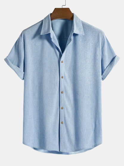 Men's Short-Sleeve Set — Breathable Summer Two-Piece