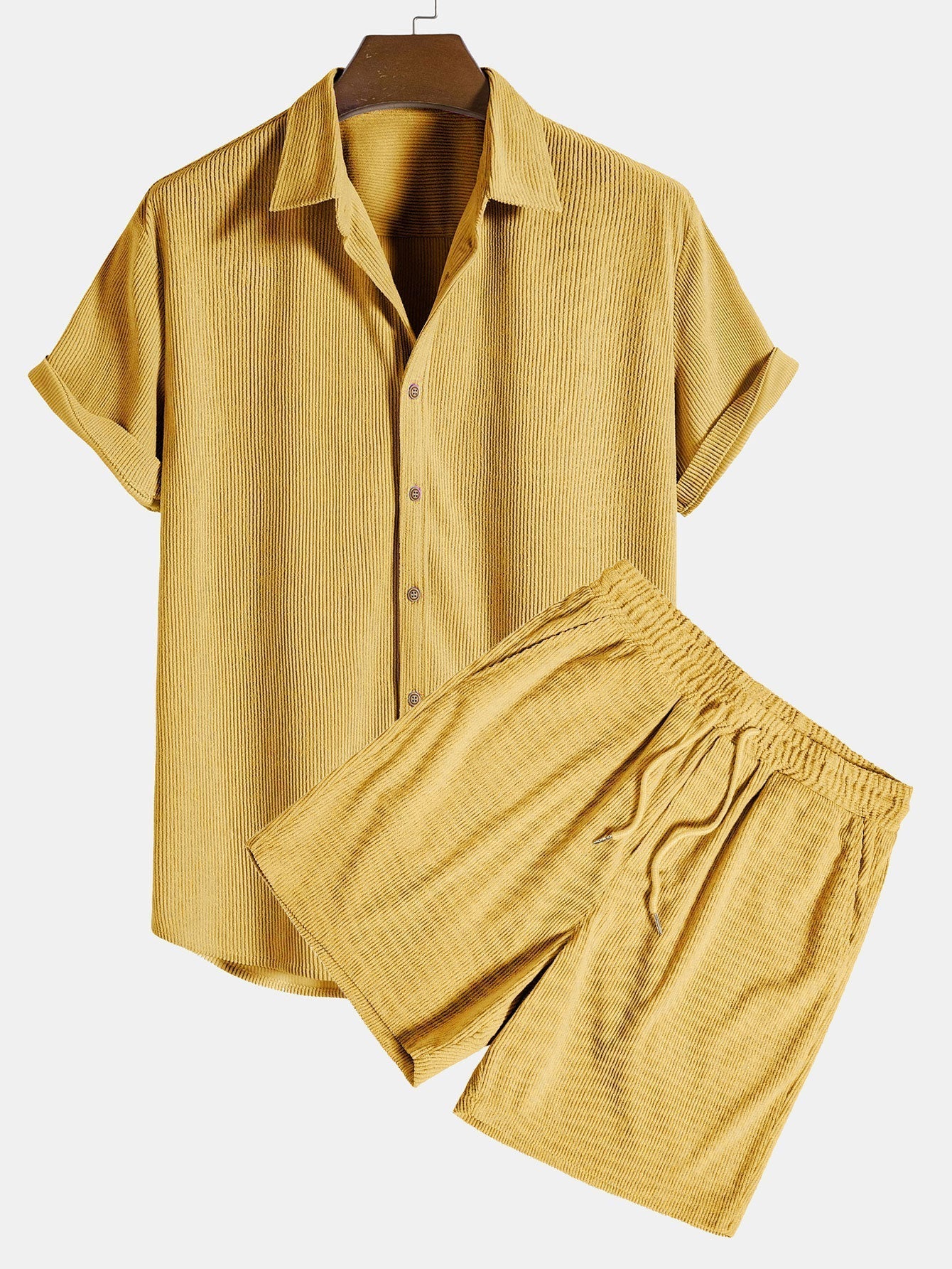 Men's Short-Sleeve Set — Breathable Summer Two-Piece