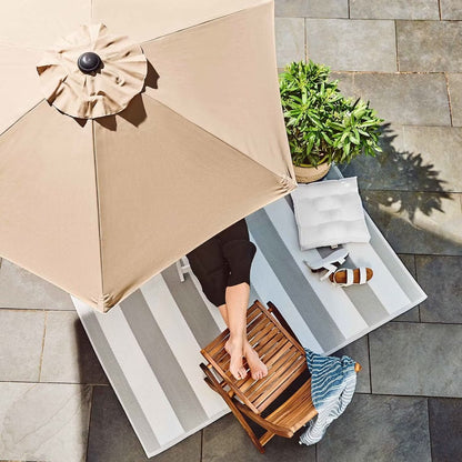 Tilting Garden Parasol — 180 cm UV Protection Umbrella