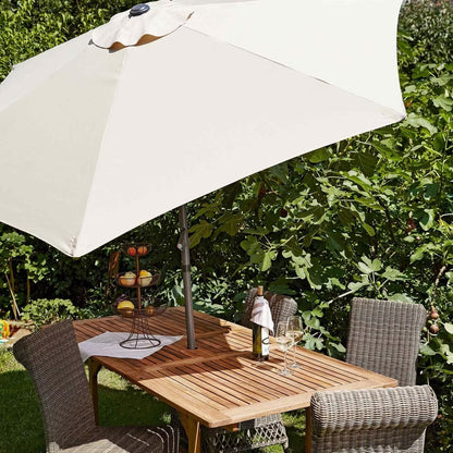 Tilting Garden Parasol — 180 cm UV Protection Umbrella