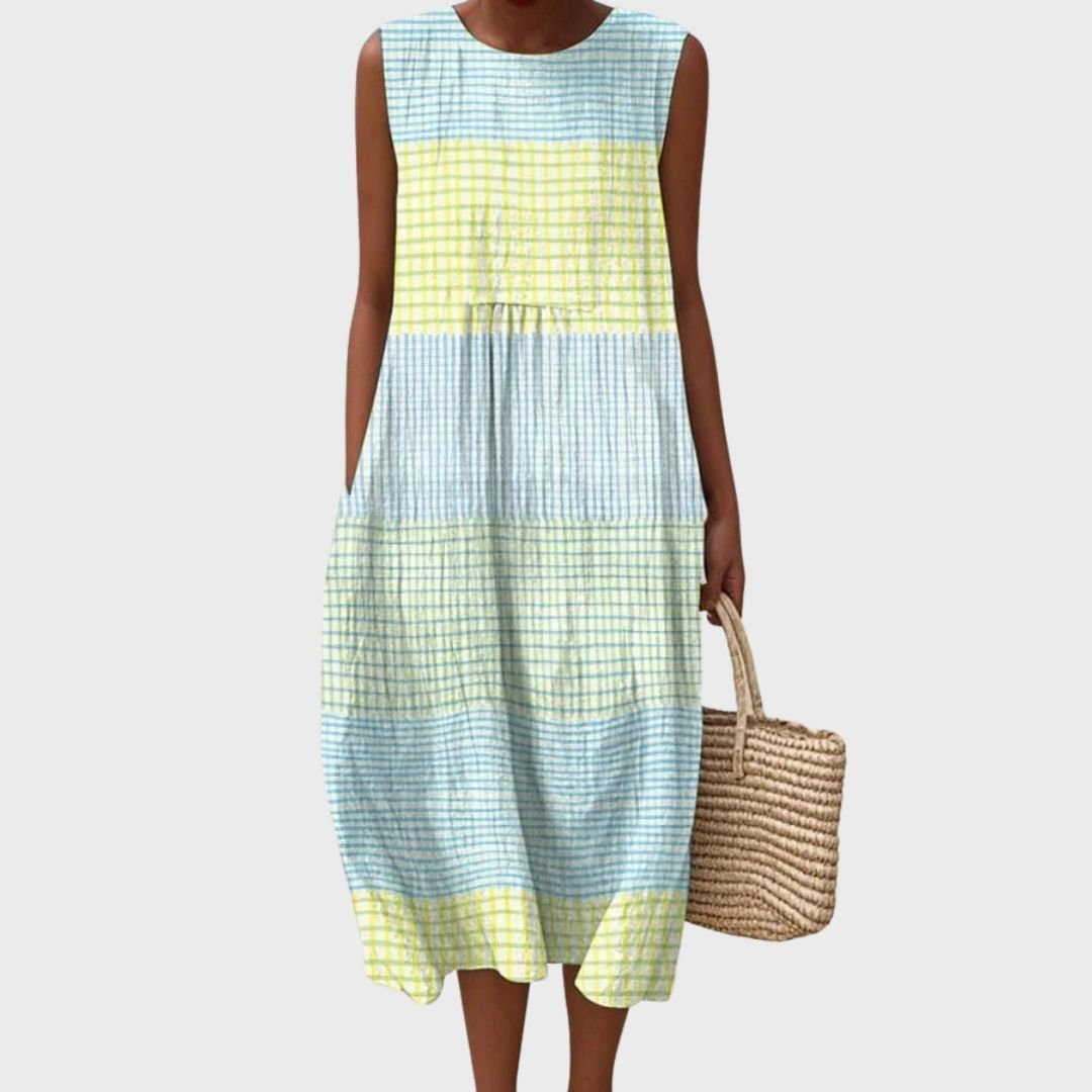 Lightweight Cotton Midi Dress — Breezy Summer Style