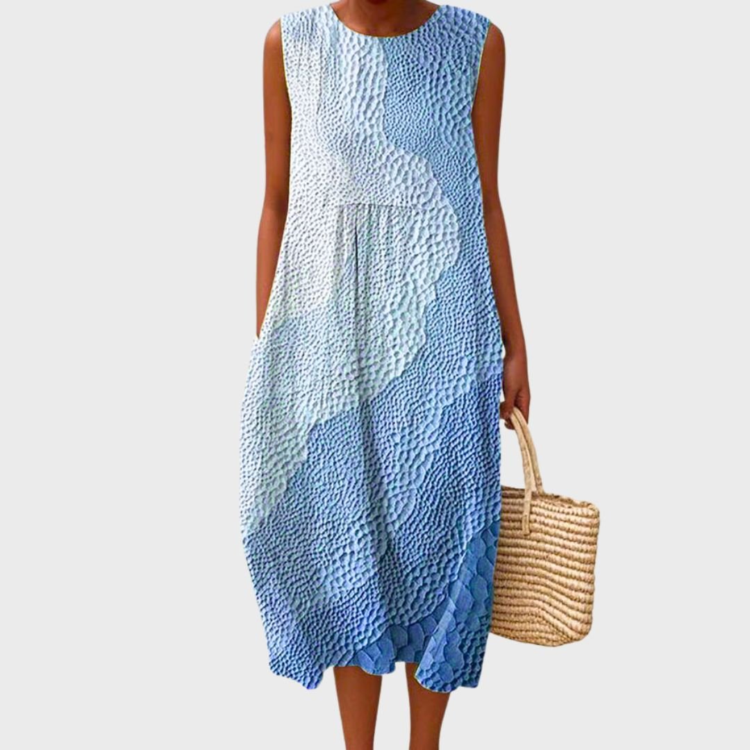 Lightweight Cotton Midi Dress — Breezy Summer Style