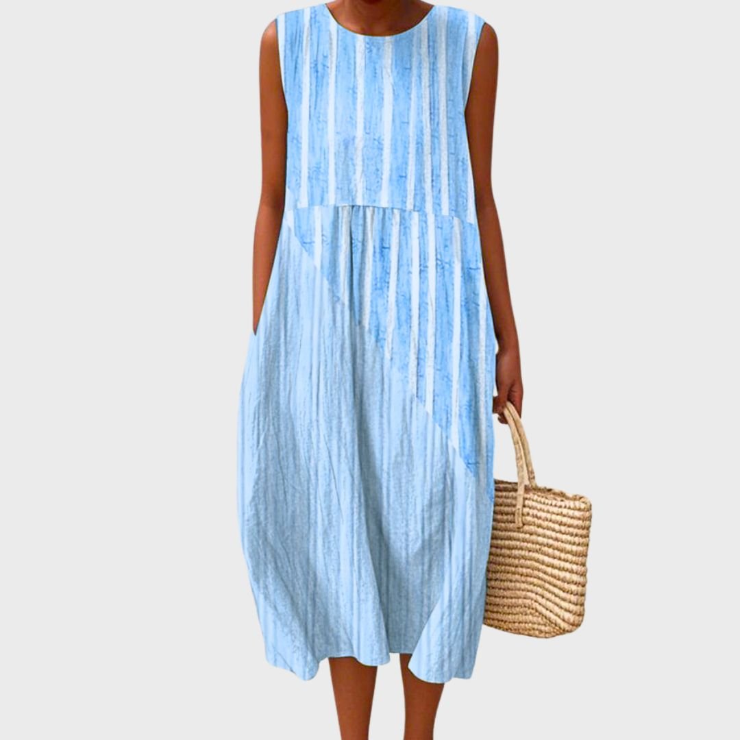 Lightweight Cotton Midi Dress — Breezy Summer Style