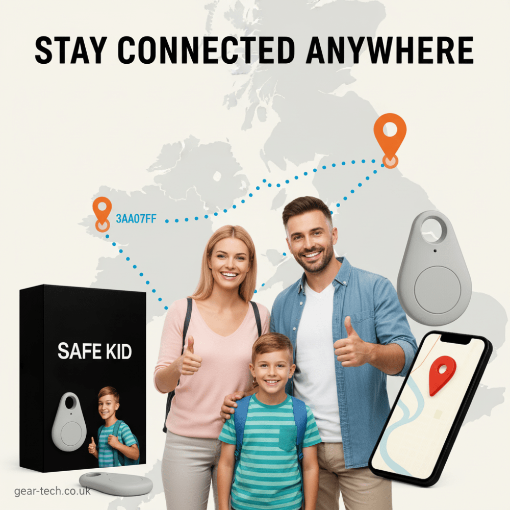 Kids GPS Tracker With Real-Time Location and SOS