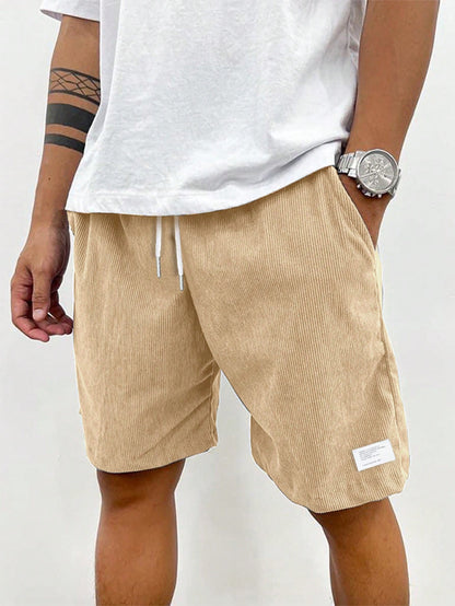 Men's Summer Shorts — Casual Drawstring Fit