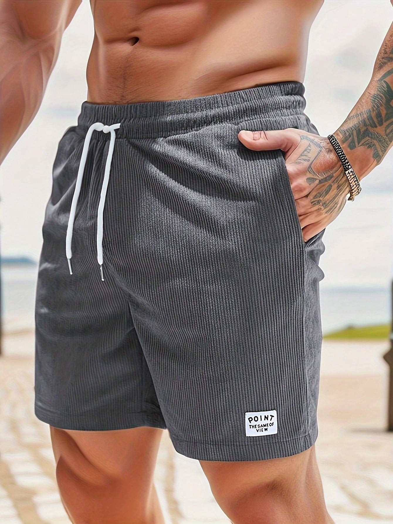 Men's Summer Shorts — Casual Drawstring Fit