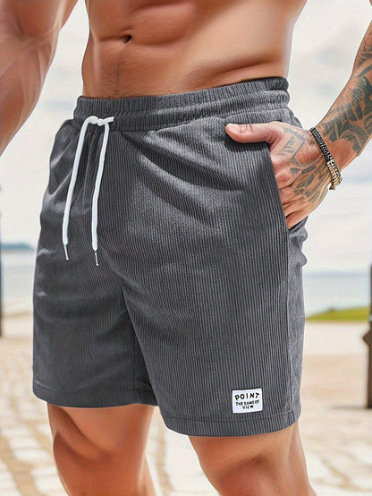 Men's Summer Shorts — Casual Drawstring Fit