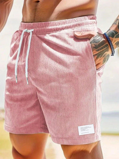 Men's Summer Shorts — Casual Drawstring Fit