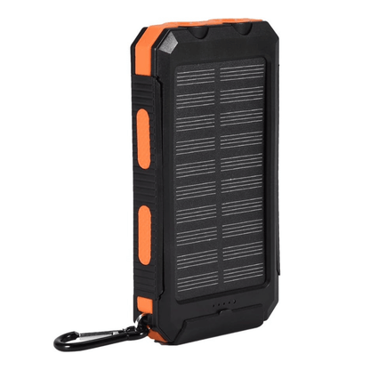 Solar Power Bank 20000mAh with LED Torch & Compass