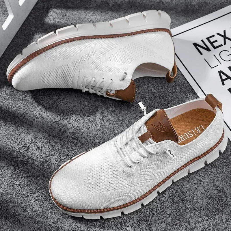 Men's Handcrafted Leather Dress Shoes — Breathable Lining