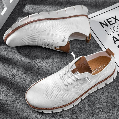 Men's Handcrafted Leather Dress Shoes — Breathable Lining