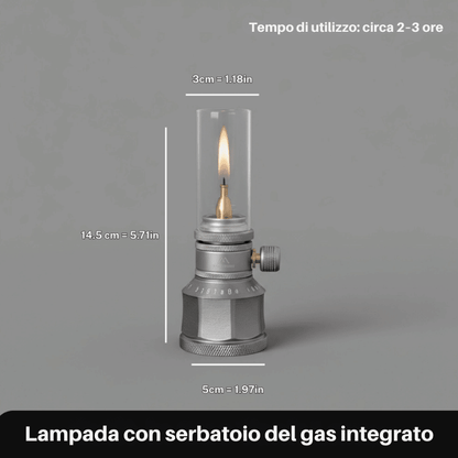 Portable Camping Lantern — Warm Butane Light