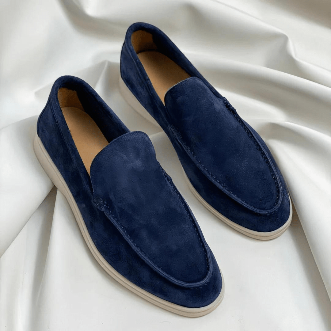 Men's Leather Loafers — Classic Slip-On Style