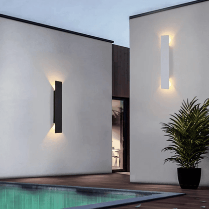 Minimalist LED Wall Light — Waterproof Outdoor Sconce