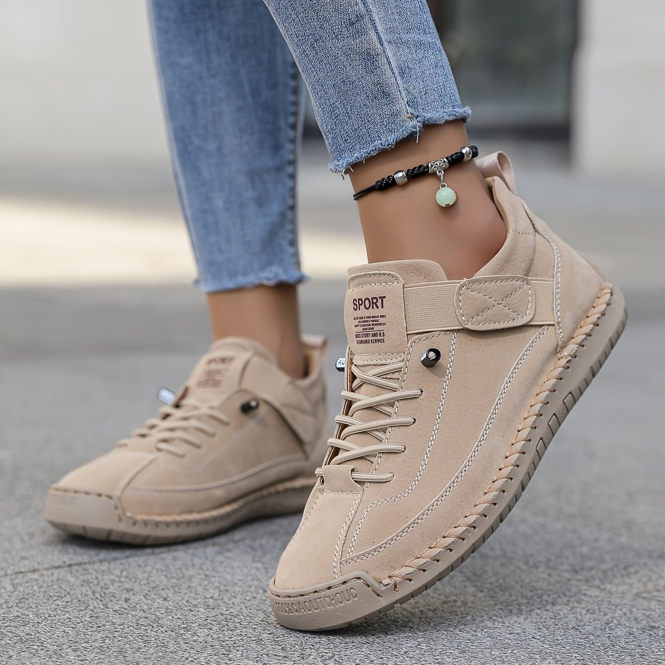 Orthopedic Sneakers with Adjustable Velcro Strap