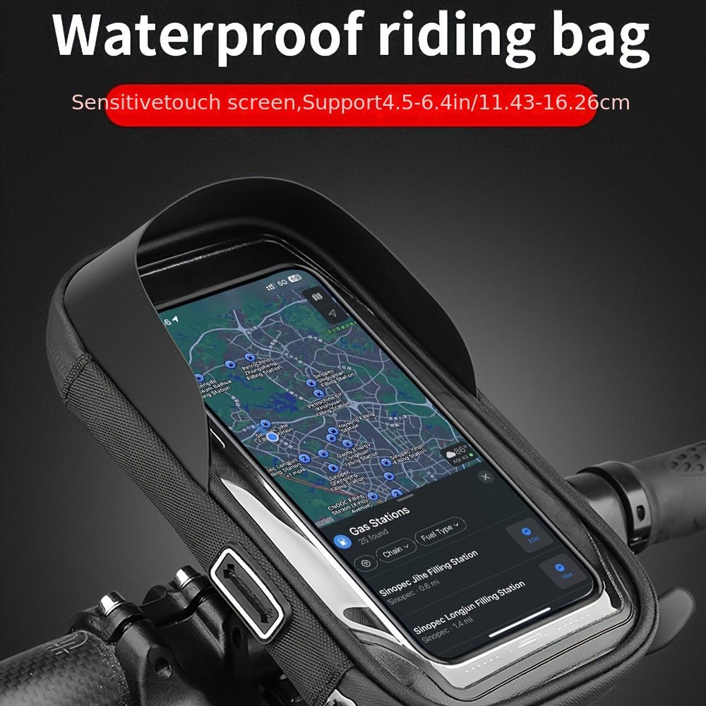 Waterproof Bike & Motorcycle Phone Holder — 360 Rotation
