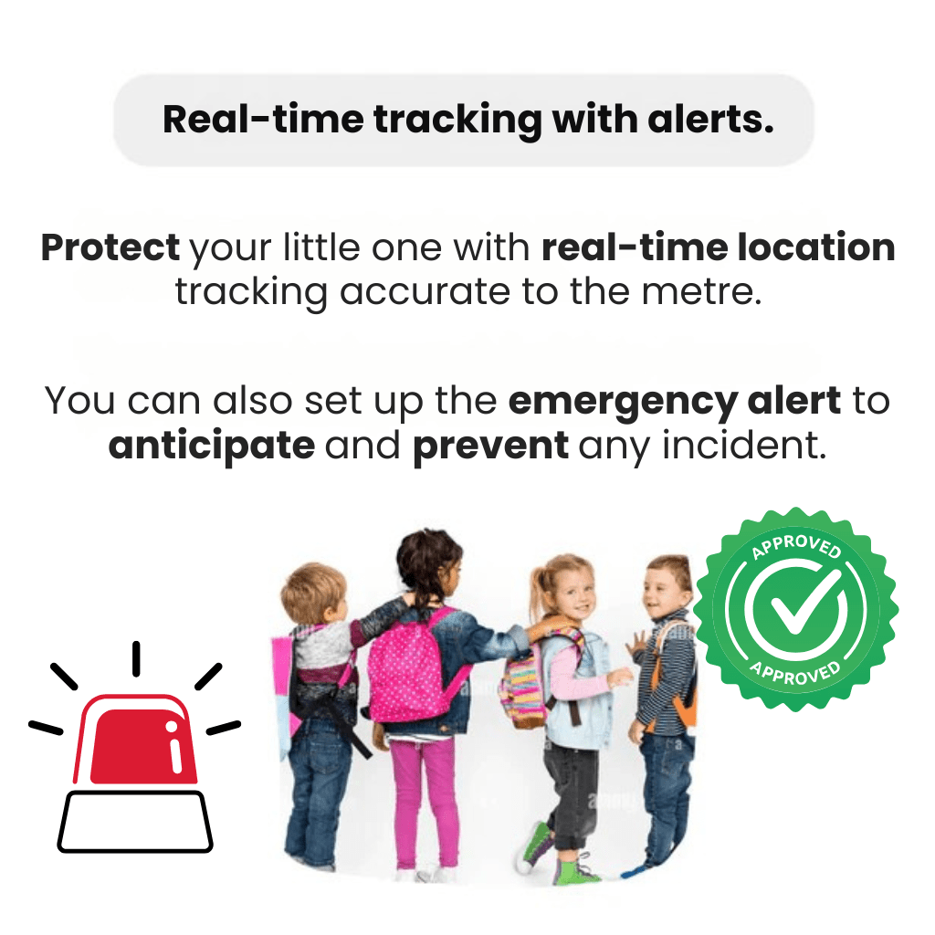 Kids GPS Tracker With Real-Time Location and SOS