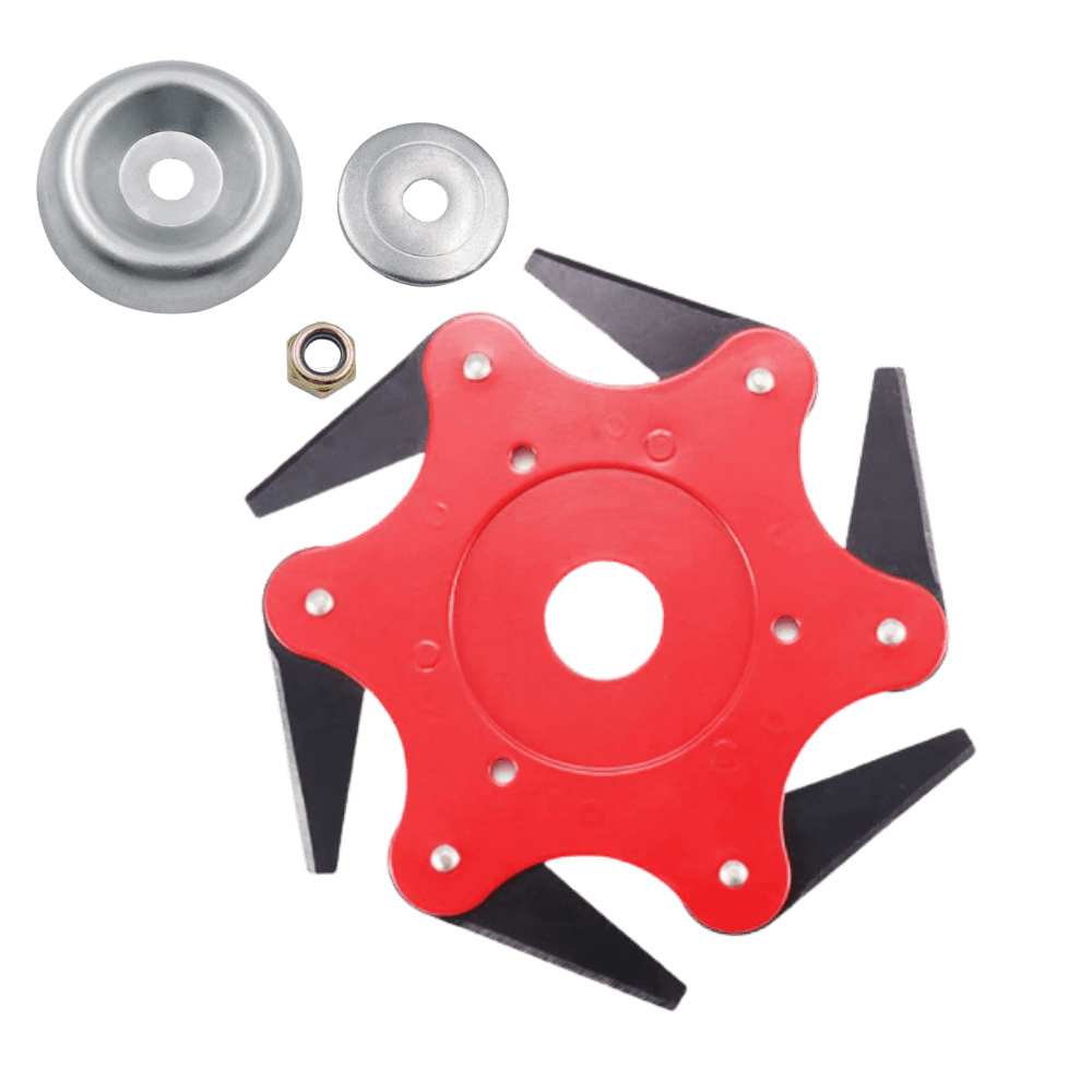 Metal Trimmer Head — Grass and Brush Cutting Blade