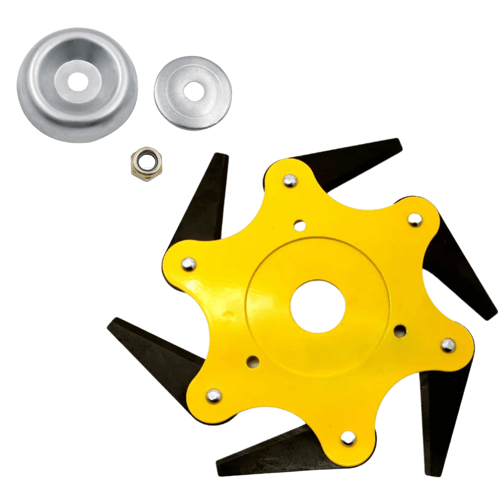 Metal Trimmer Head — Grass and Brush Cutting Blade