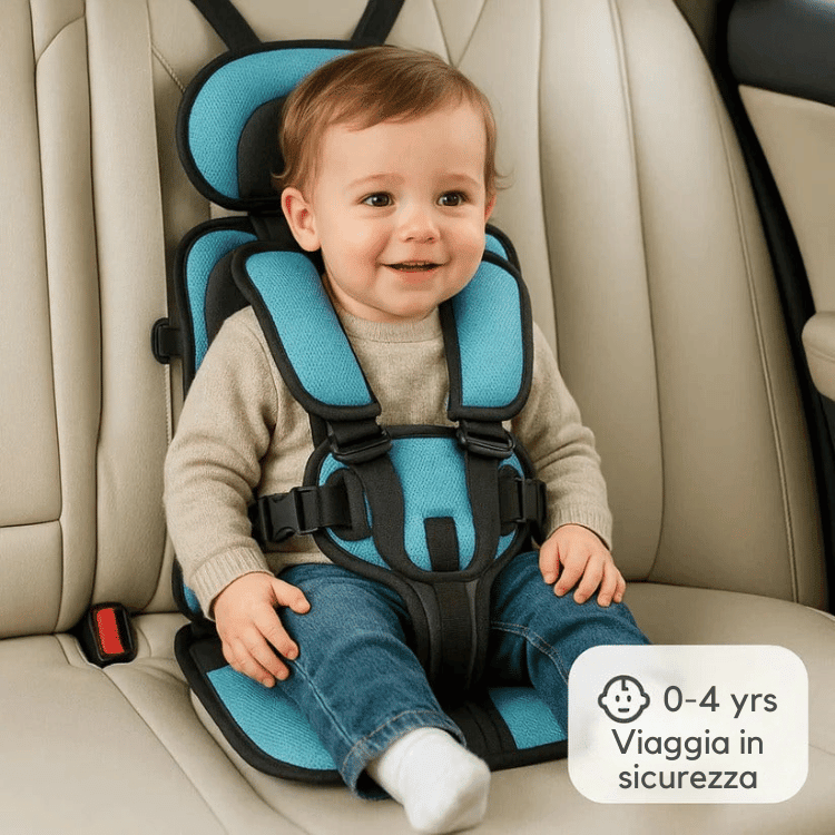 Portable Folding Car Seat — 5-Point Harness
