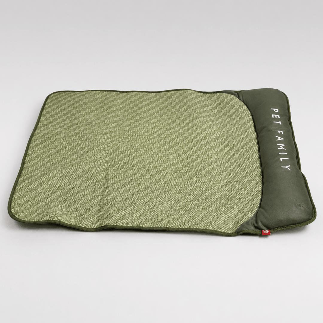 Breathable Pet Cooling Mat with Bolster — Dogs & Cats