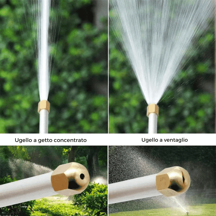 Garden Hose Power Washer — Interchangeable Nozzles