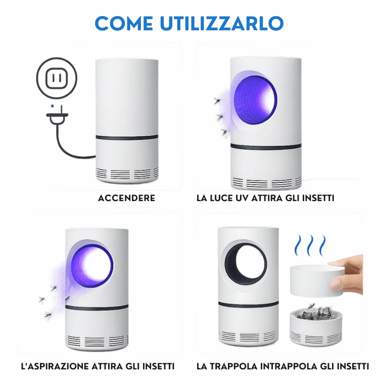 UV Electric Insect Trap for Mosquitoes and Flies