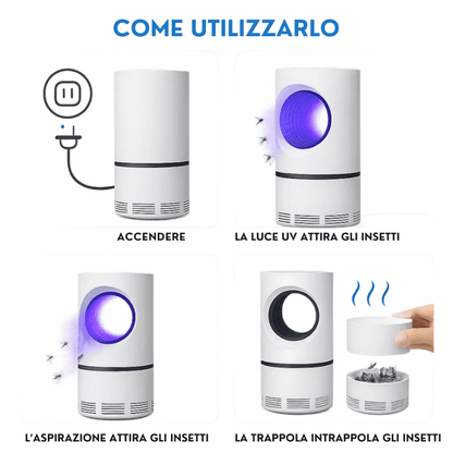 UV Electric Insect Trap for Mosquitoes and Flies