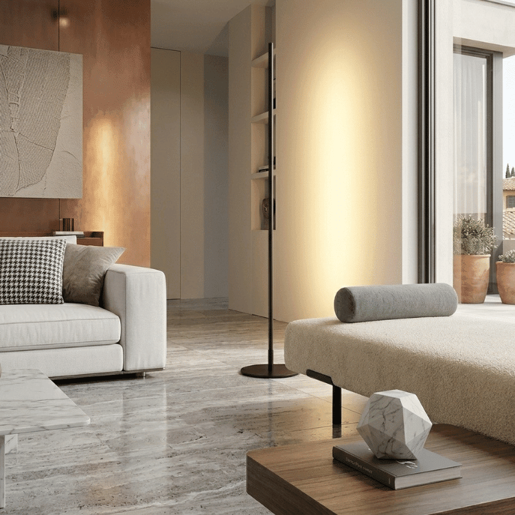 Dimmable LED Floor Lamp — Warm Reading Light