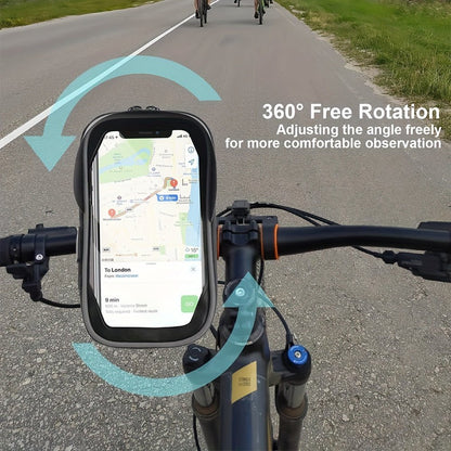Waterproof Bike & Motorcycle Phone Holder — 360 Rotation