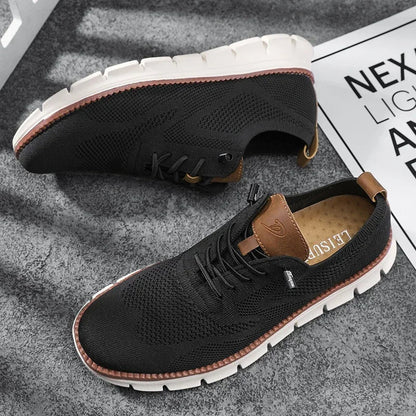 Men's Handcrafted Leather Dress Shoes — Breathable Lining