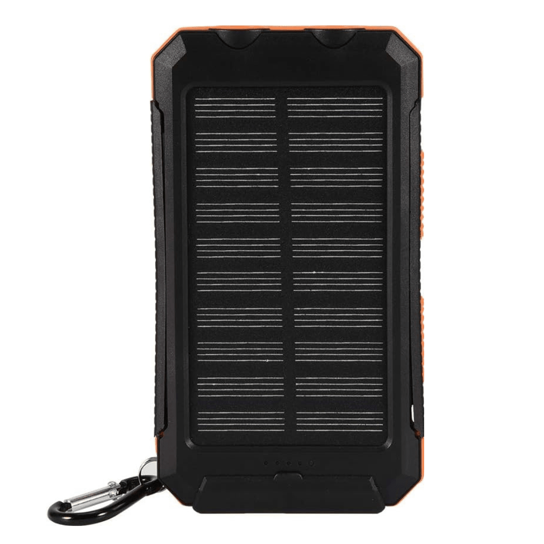 Solar Power Bank 20000mAh with LED Torch & Compass